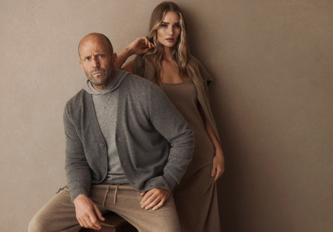Stylish couple Jason Statham and Rosie Huntington-Whiteley star together in Falconeri's Fall/Winter 2025 campaign