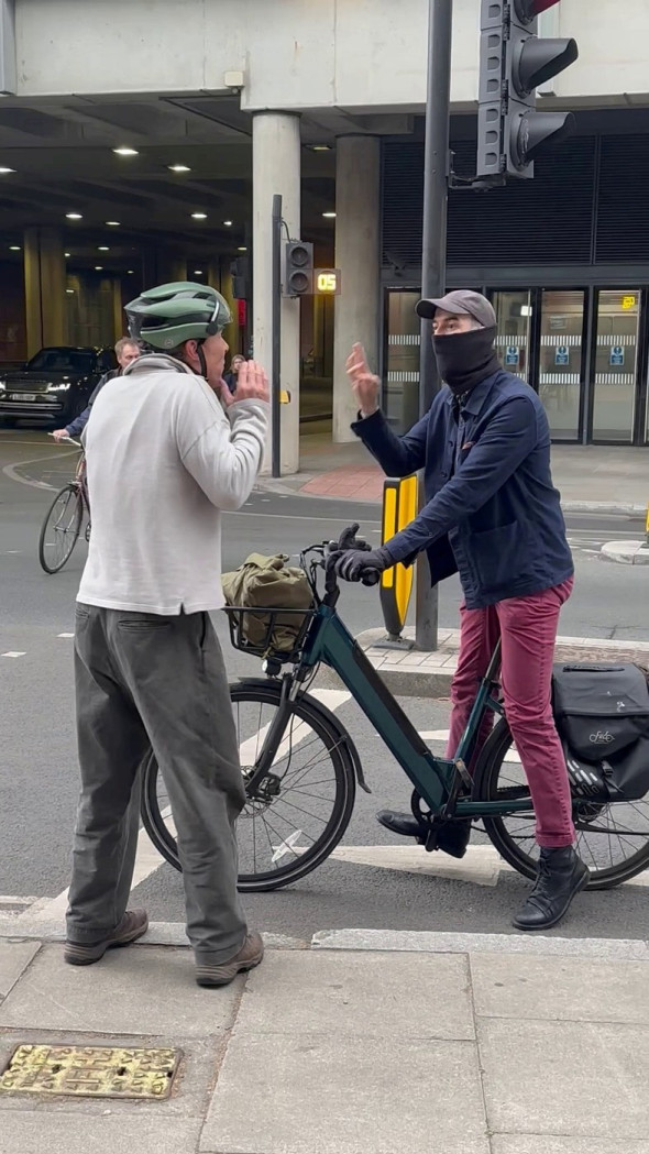 Benedict Cumberbatch gets caught up in cycle rage incident