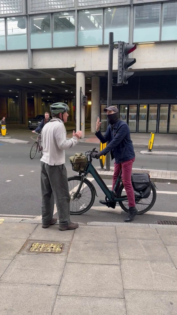 Benedict Cumberbatch gets caught up in cycle rage incident