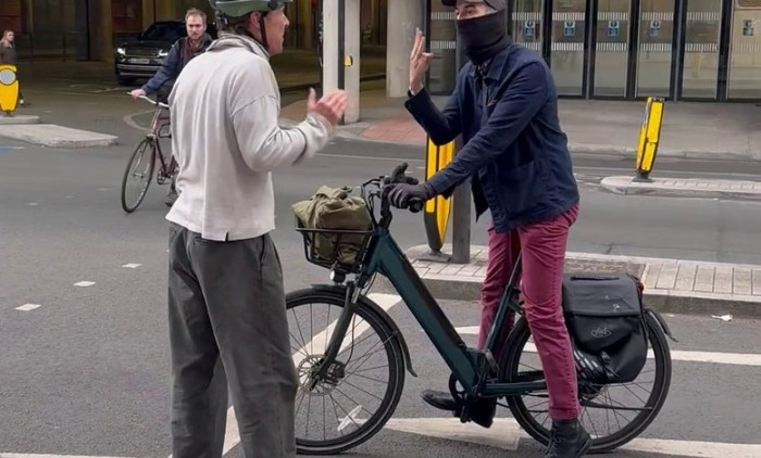 Benedict Cumberbatch gets caught up in cycle rage incident