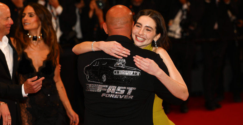 Vin Diesel, moment emoționant cu Meadow Walker, fiica lui Paul Walker, la Cannes/ Profimedia