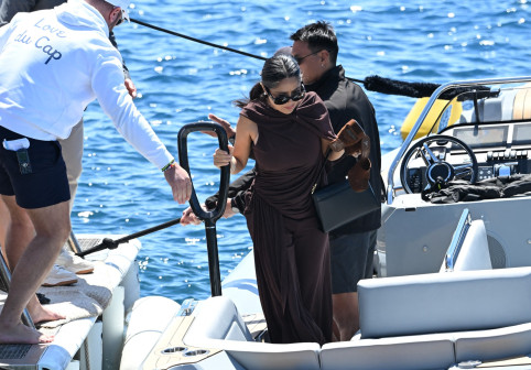 Cannes - Salma Hayek Leaves Eden Roc
