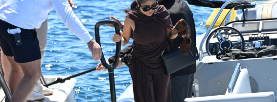 Cannes - Salma Hayek Leaves Eden Roc