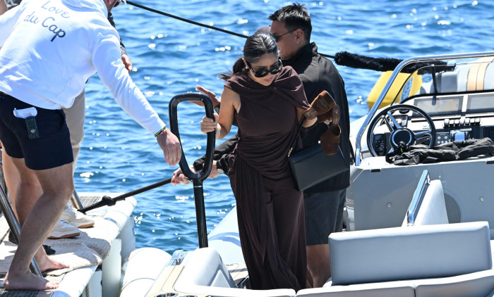 Cannes - Salma Hayek Leaves Eden Roc