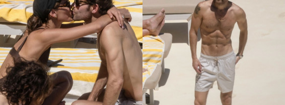 Paul Wesley, cu abdomenul la vedere în vacanță/ Foto: Facebook Just Jared