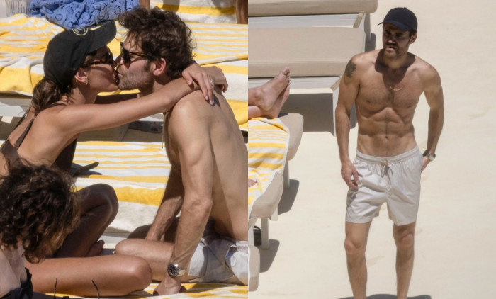 Paul Wesley, cu abdomenul la vedere în vacanță/ Foto: Facebook Just Jared