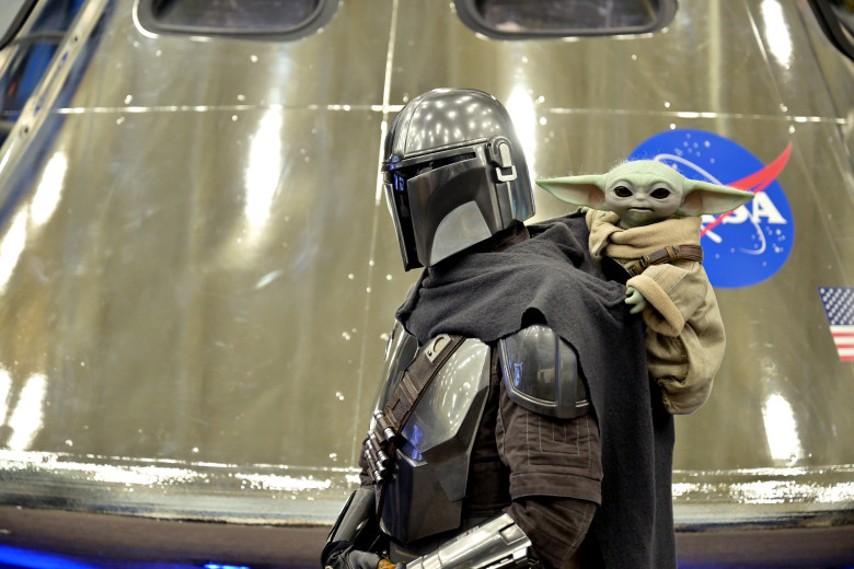 The Mandalorian And Grogu NASA Johnson Space Center Visit