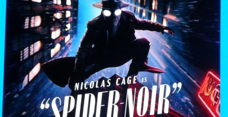 Los Angeles, California, USA 24th May 2026 Nicolas Cage Spider-Noir Billboard on Sunset Blvd on May 24, 2026 in Los Angeles, California, USA. Photo by Barry King/Alamy Stock Photo