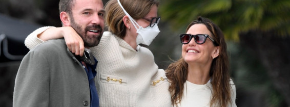 EXCLUSIVE: Ben Affleck and Jennifer Garner Reunite With Daughter Violet in Los Angeles
