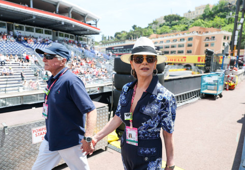 Catherine Zeta-Jones și Michael Douglas la Marele Premiu de la Monaco/ Profimedia