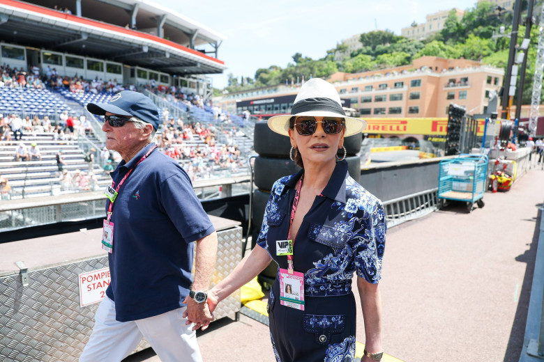 Catherine Zeta-Jones și Michael Douglas la Marele Premiu de la Monaco/ Profimedia
