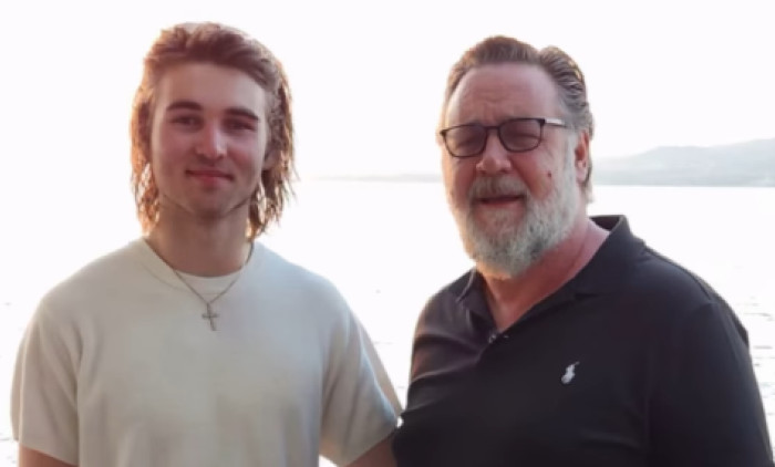 Russell Crowe și fiul lui, Tennyson (1)