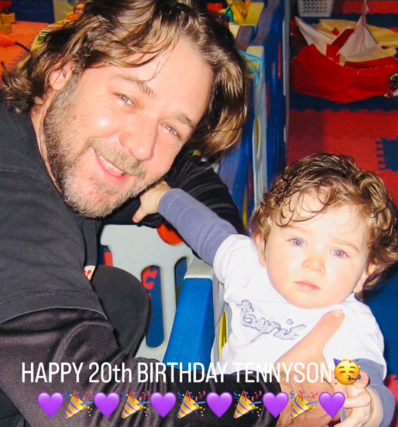Russell Crowe și fiul lui, Tennyson (3)