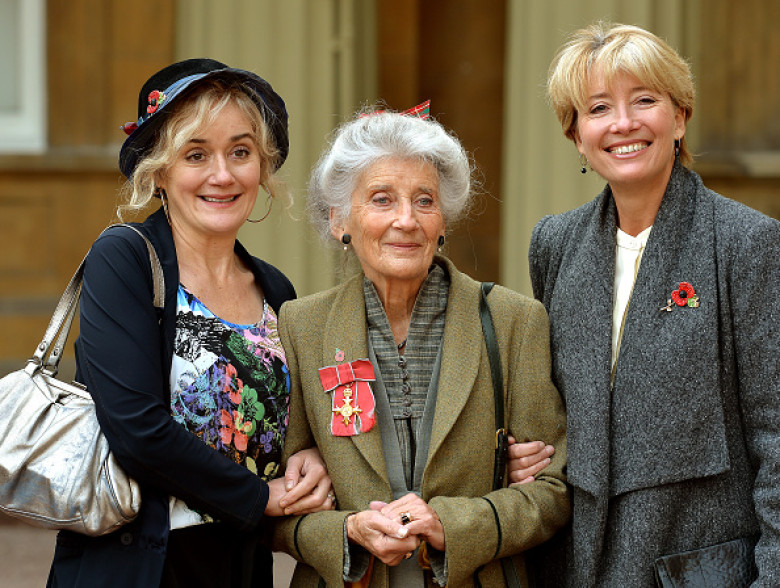Phyllida Law, alături de fiicele ei Sophie Thompson și Emma Thompson / Getty Images