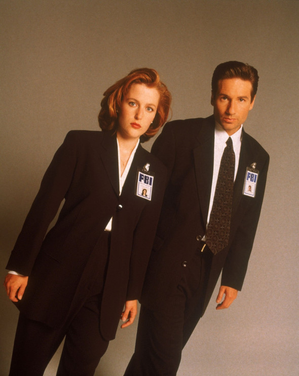 David Duchovny, Gillian Anderson, 1993, "Dosarele X