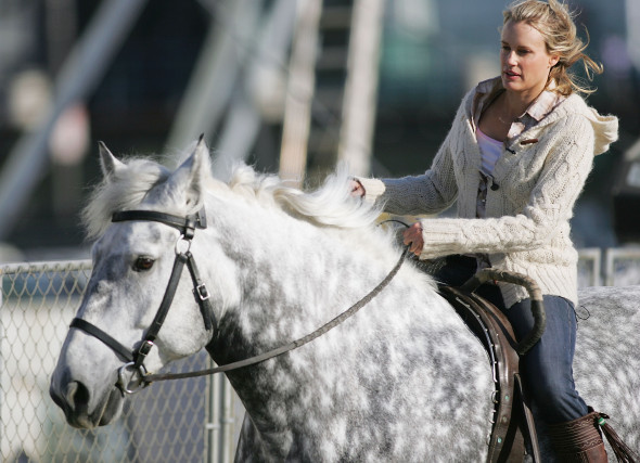 Cavalia Rehearsal With Daryl Hannah