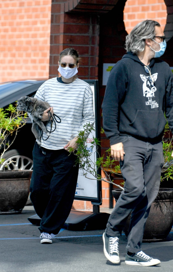 EXCLUSIVE: Rooney Mara is Spotted for the First Time Since News Reports that She is Expecting with Partner Joaquin Phoenix.