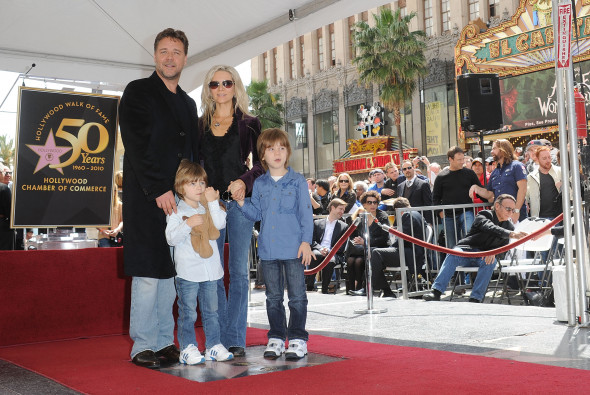 Russell Crowe Honored On The Hollywood Walk Of Fame
