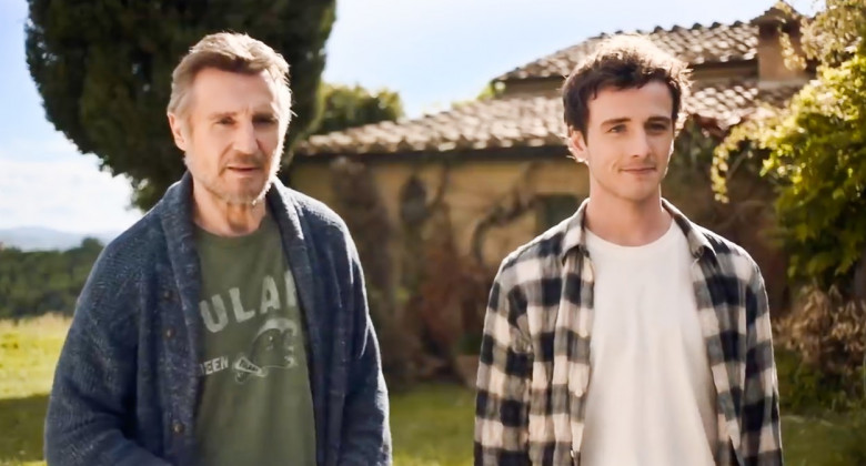 Liam Neeson and Micheal Richardson