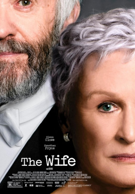 The Wife (2017) directed by Björn Runge and starring Glenn Close, Jonathan Pryce, Max Irons and Christian Slater.