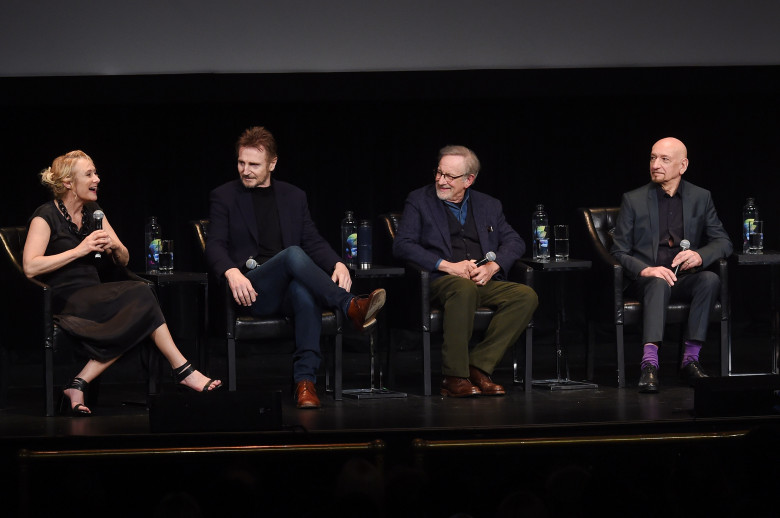 Caroline Goodall, Liam Neeson, Steven Spielberg, Ben Kingsley - "Schindler's List". Foto: Getty Images