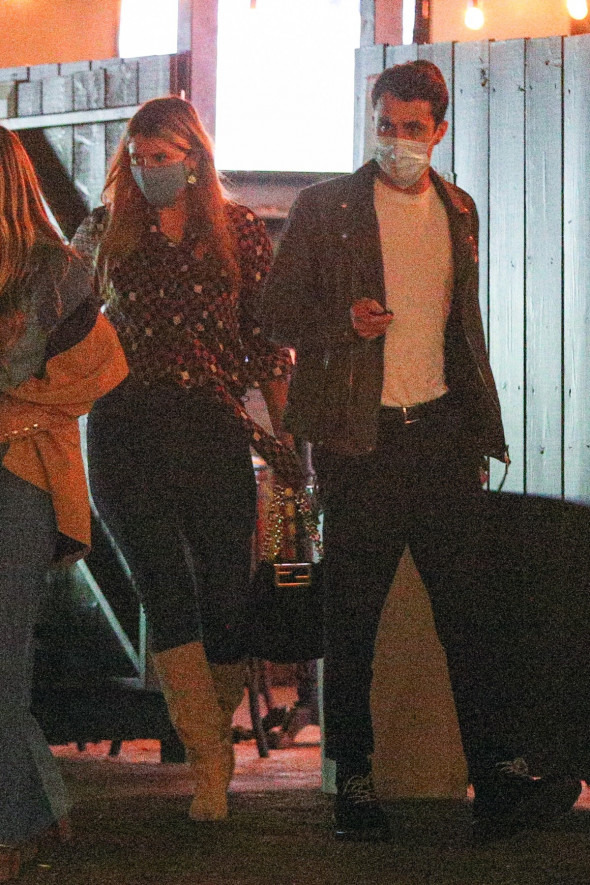 EXCLUSIVE: Mischa Barton and Gian Marco Flamini Head Out to a Sports Bar to Watch The NBA Finals in Santa Monica, California.