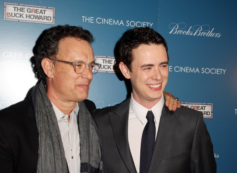 Tom Hanks și Colin Hanks, în 2009