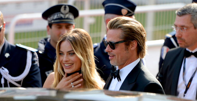 Margot Robbie și Brad Pitt. Foto: Getty Images