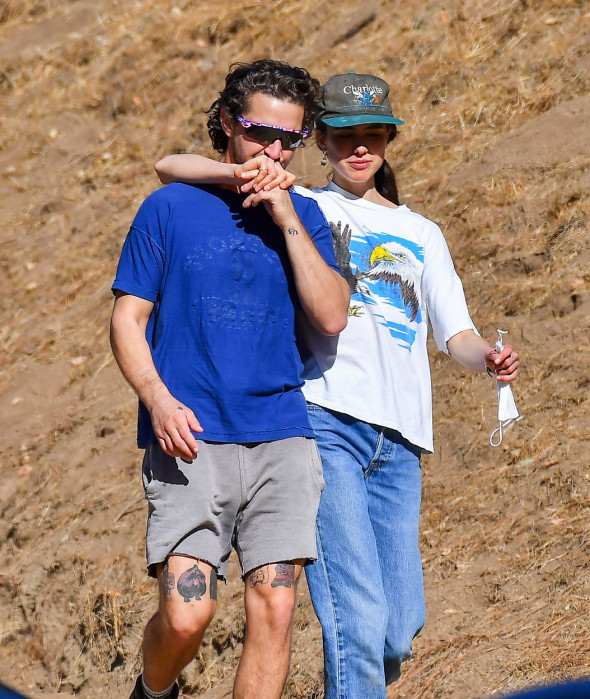 Shia LaBeouf And His New Girlfriend Margaret Qualley Head Out On A Hike In Los Angeles