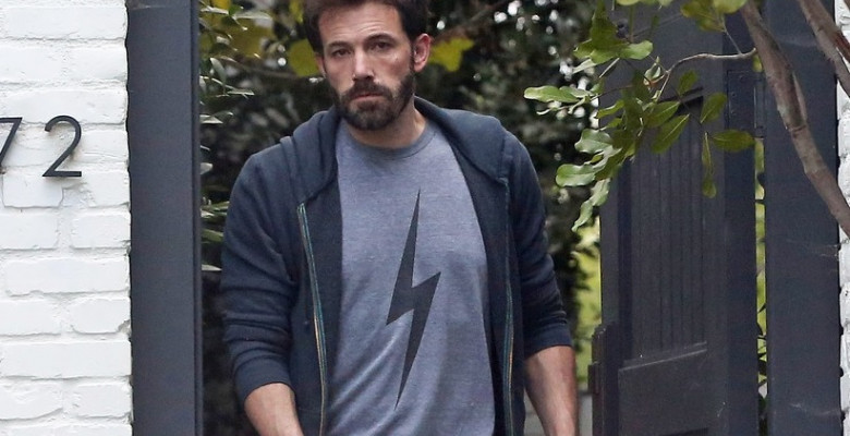 Ben Affleck seen for the first time since it was reported that he has broken up with Ana de Armas,