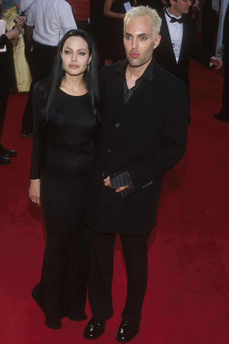 Angelina Jolie With Her Brother James Voight At The 72Nd Annual Aca