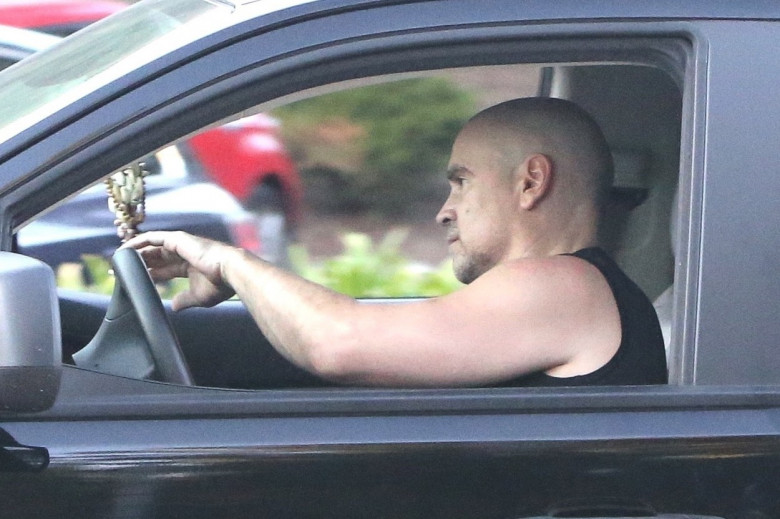 *EXCLUSIVE* Colin Farrell is bald!