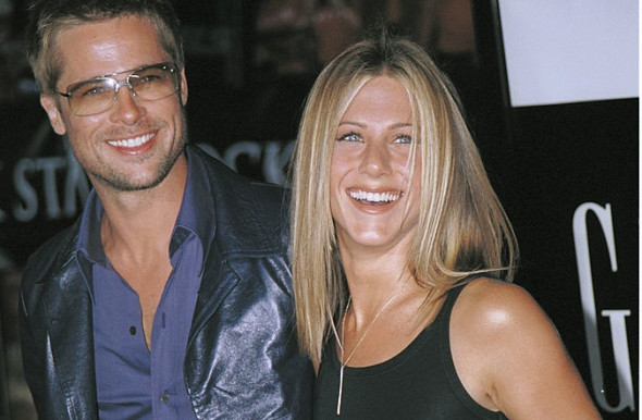 Brad Pitt și Jennifer Aniston. Getty Images