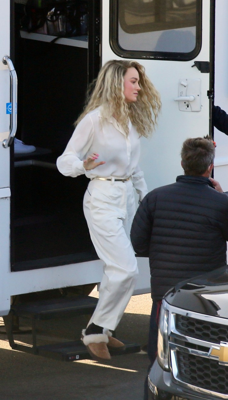 EXCLUSIVE: Brie Larson is Spotted on the Set of a Secret Project in Los Angeles