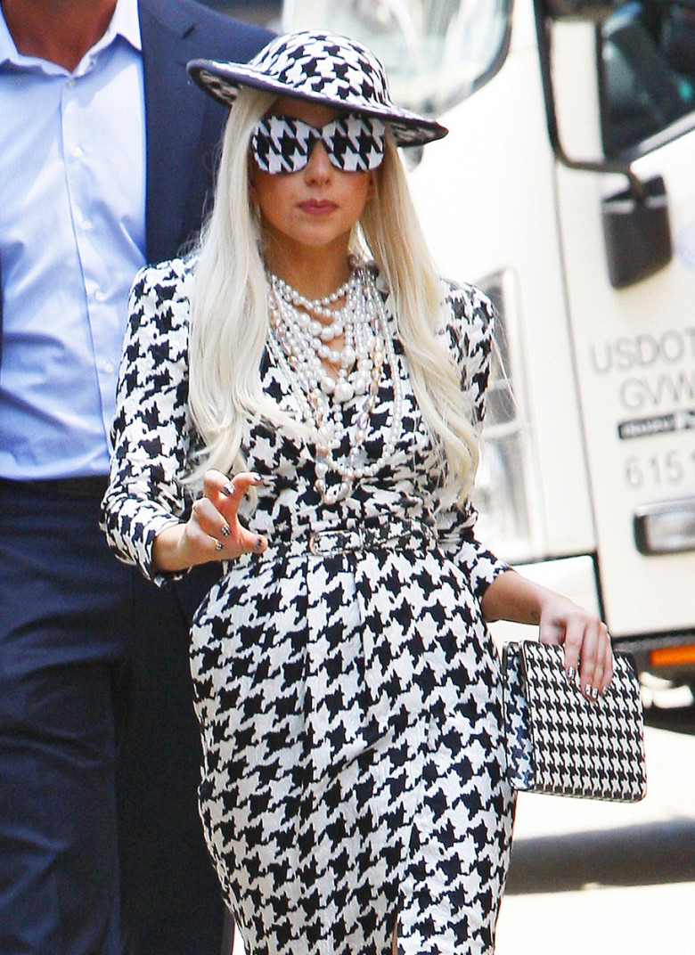 Lady Gaga Leaves the Set of "The View"