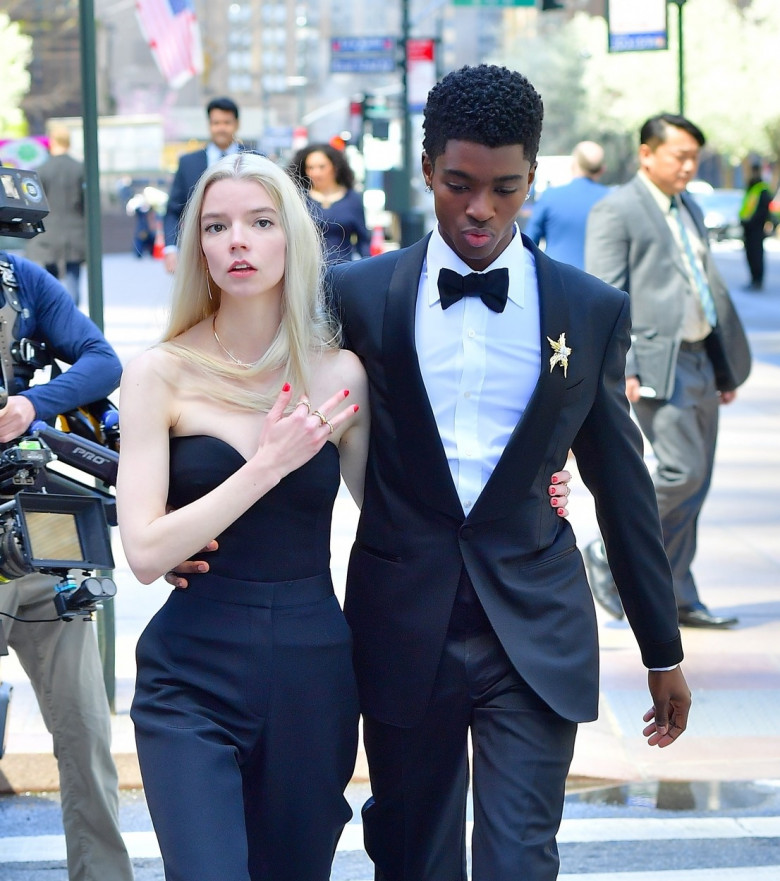 Anya Taylor-Joy looks stunning shooting for Tiffany and Co in NYC with Alton Mason