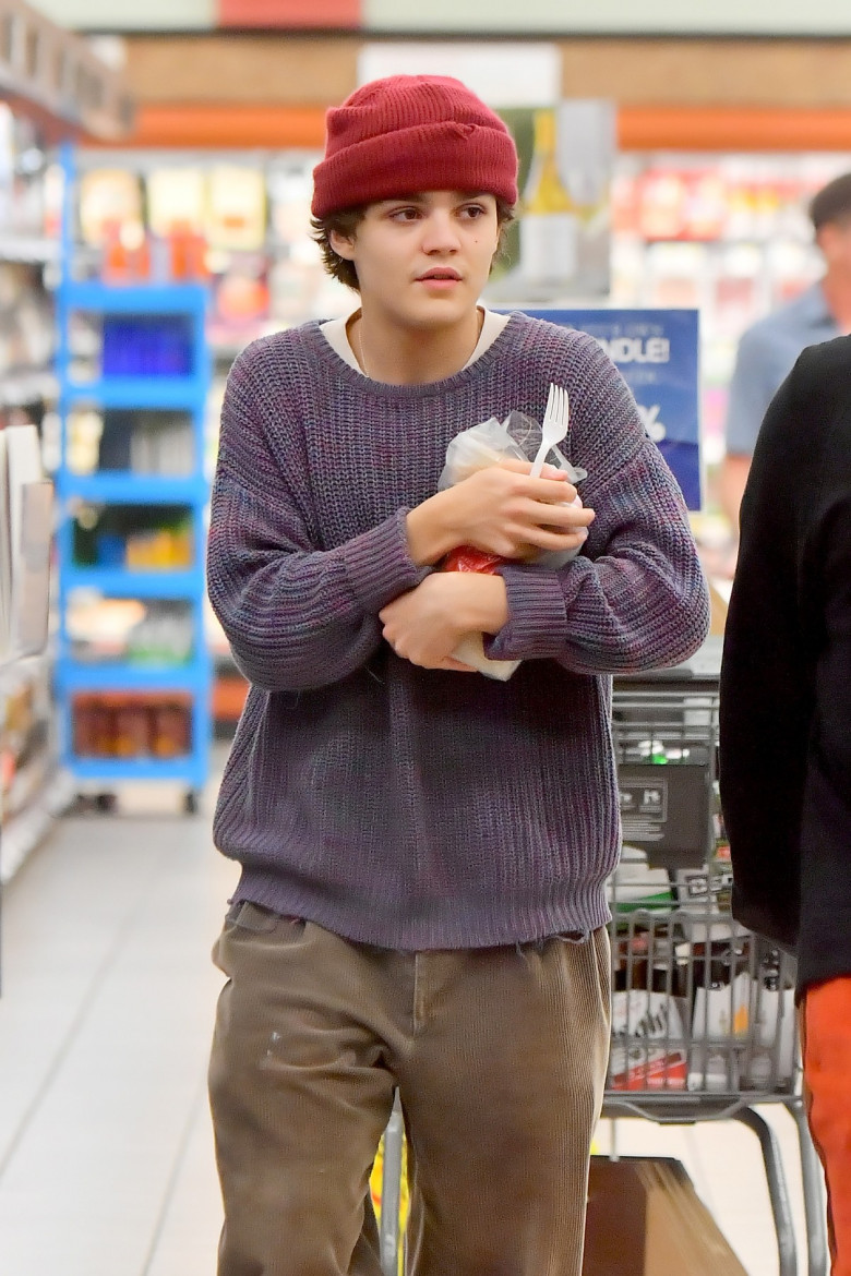 EXCLUSIVE: Jack Depp stops by a grocery store for a snack