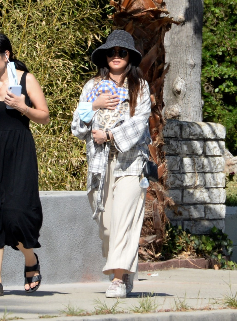 EXCLUSIVE: Brenda Song Spotted For the First Time With Her Newborn Baby in Los Angeles.