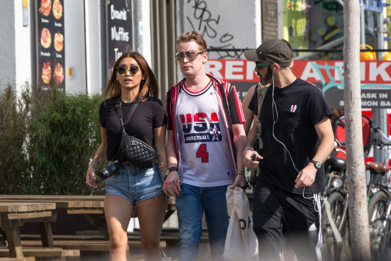 EXCLUSIVE: Macaulay Culkin And Brenda Song Hold Hands In Berlin