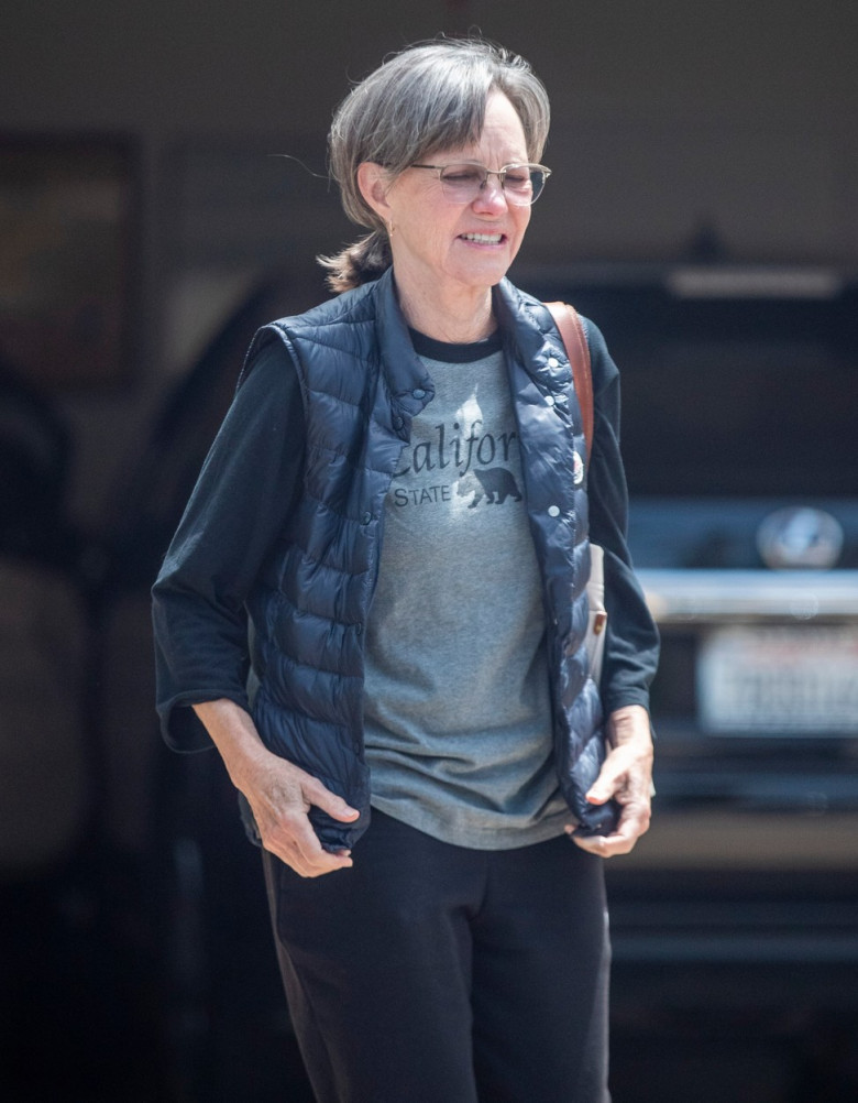 EXCLUSIVE: Sally Field Goes Naturally Grey In RARE Public Outing As She Approaches Her 75th Birthday.