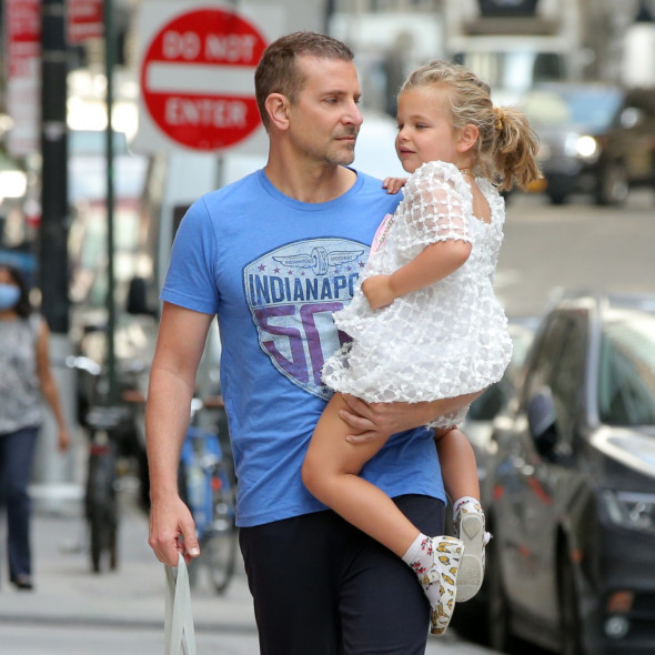 Bradley Cooper Spotted Out With Daughter Lea Cooper In New York City