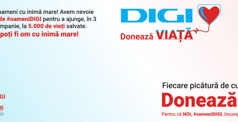 vizual Digi doneaza viata