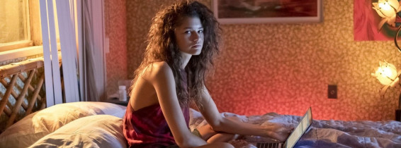 USA.  Zendaya  in the (C)HBO series: Euphoria (2019).Plot: A look at life for a group of high school students as they grapple with issues of drugs, sex, and violence. Ref: LMK106-J6905-030221Supplied by LMKMEDIA. Editorial Only.Landmark Media is not t