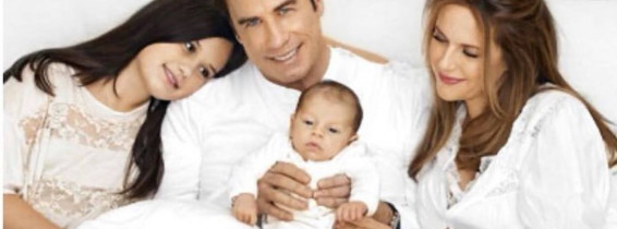 John Travolta, Kelly Preston si cei doi copii