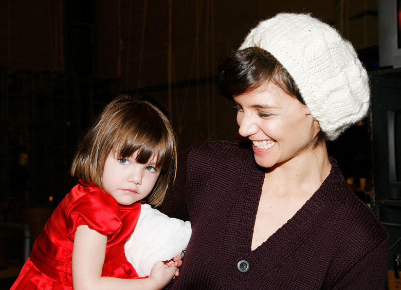 Katie Holmes And Daughter Suri Visit "The Nutcracker"