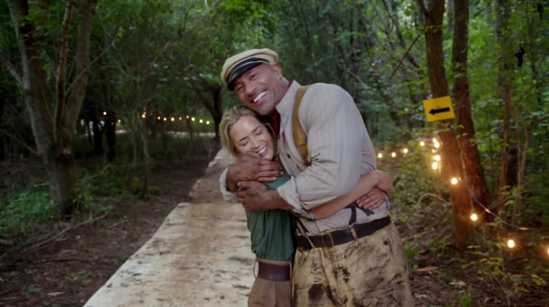 Dwayne 'The Rock' Johnson pretends to be offended as he jokes that Emily Blunt pinched his backside in hilarious Jungle Cruise teaser