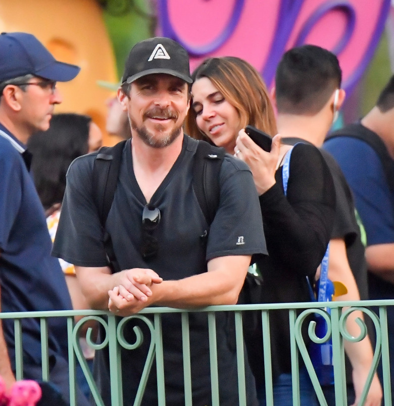 EXCLUSIVE: Christian Bale and his wife Sibi Blazic take their kids out on a fun day at Disneyland