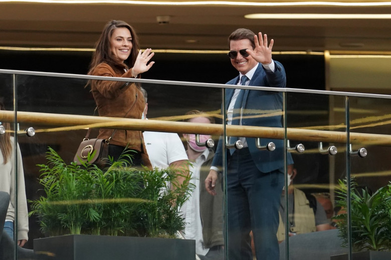 EXCLUSIVE: Tom Cruise And Hayley Atwell Film Scenes For Mission Impossible 7 In The Grand Central Shopping Centre In Birmingham