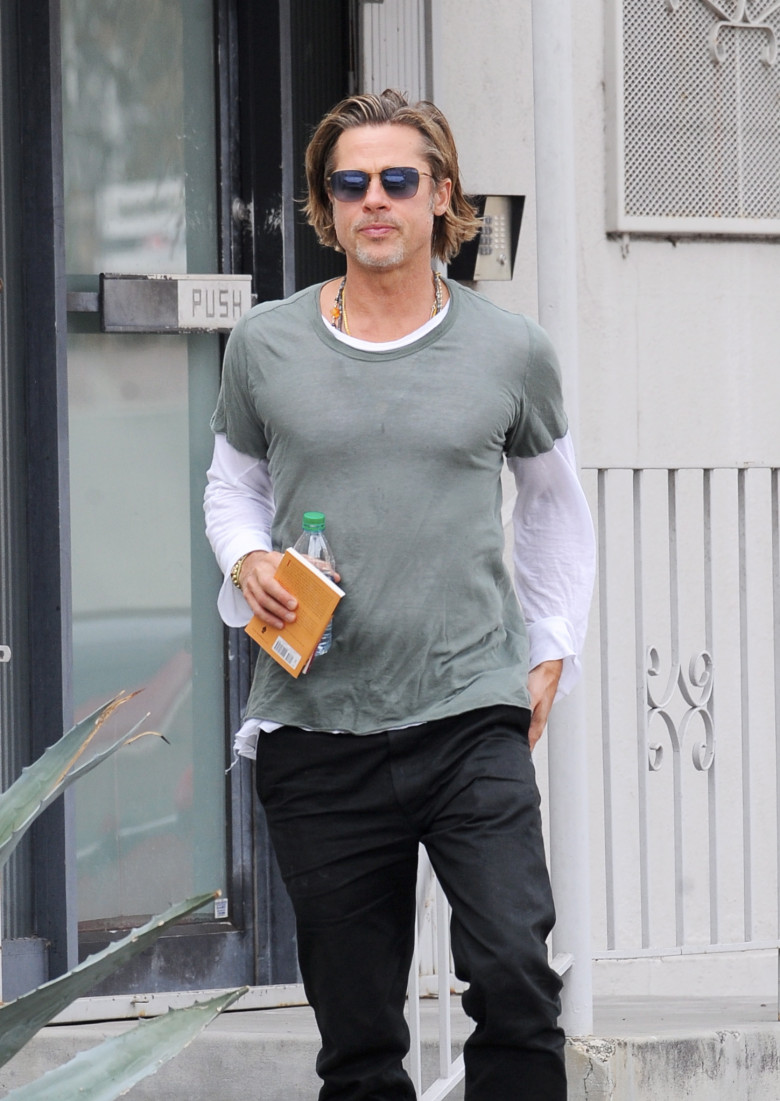 EXCLUSIVE: Brad Pitt Strikes at Youthful Appearance as He Steps Out in Los Angeles