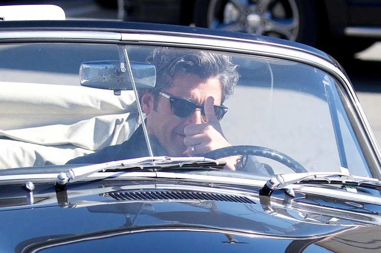 *EXCLUSIVE* Patrick Dempsey grabs lunch with buddy in Santa Monica